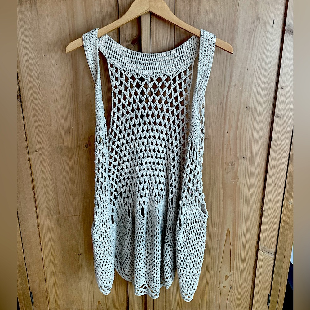 FREE PEOPLE Crochet Vest